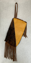 Load image into Gallery viewer, Leather Wrist Fringe Clutch Purse
