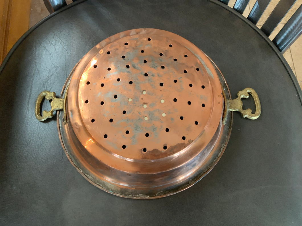 MD round copper pan