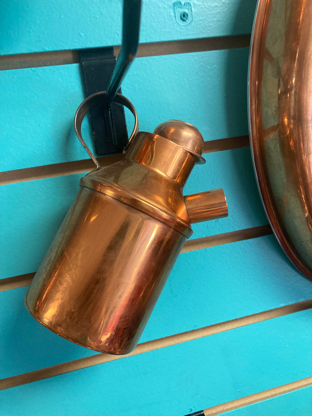 Small copper milk pitcher