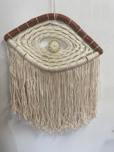 Load image into Gallery viewer, Macrame Lg Evil Eye dream catcher
