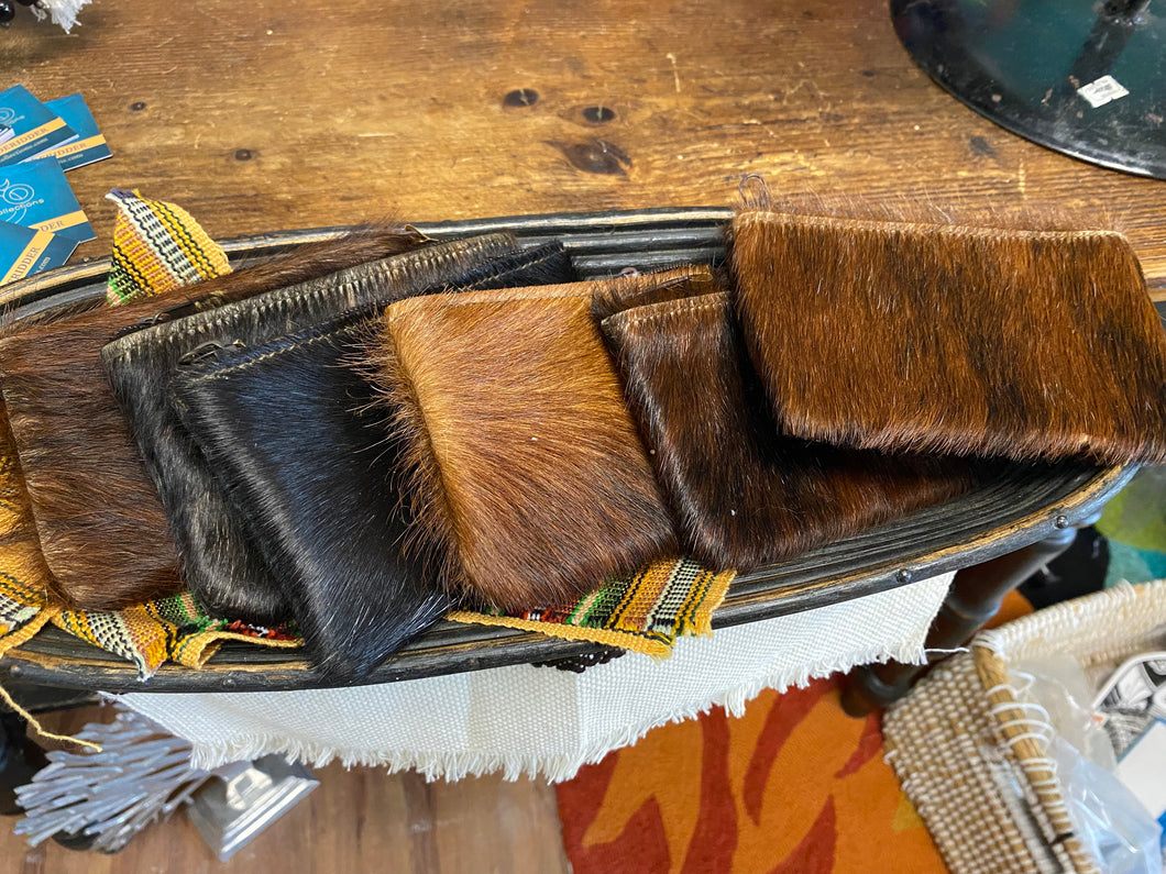 Cowhide Coin Purse