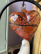 Load image into Gallery viewer, Glass Lg Textured Heart
