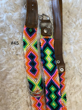 Load image into Gallery viewer, Leather Dog set handwoven #40/45
