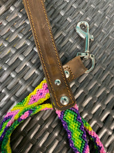 Load image into Gallery viewer, Leather Dog leash handwoven
