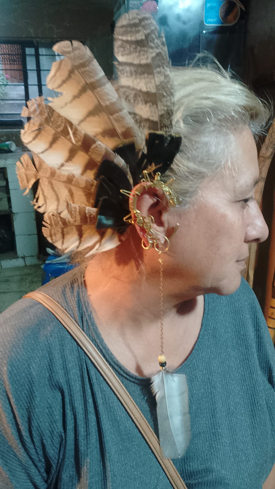 feather special earrings