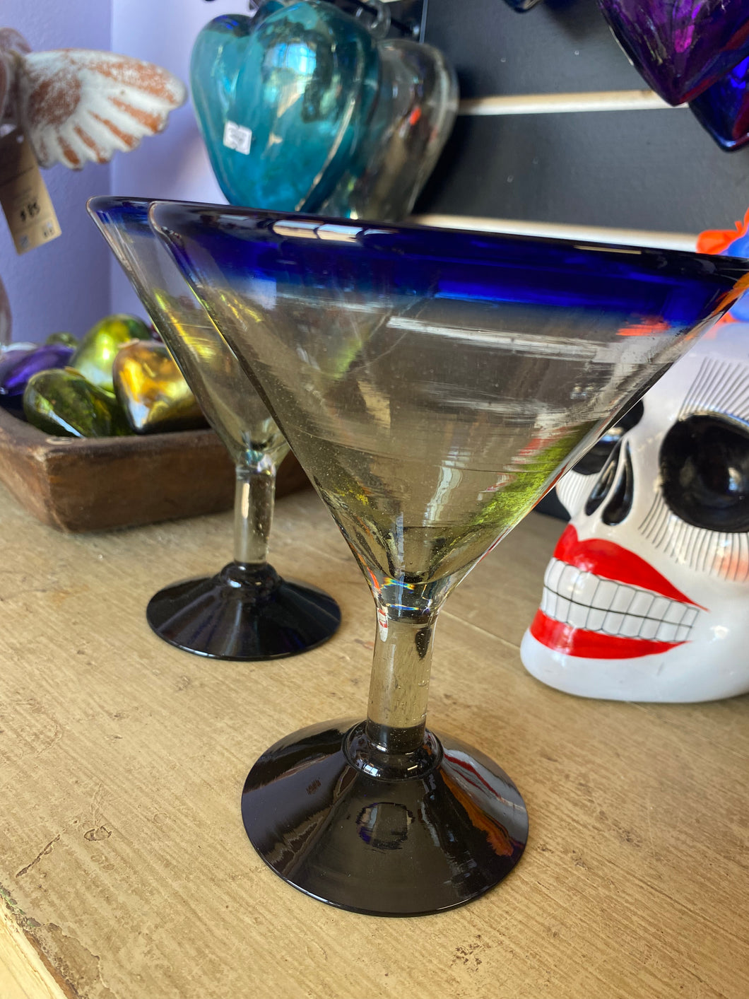 Glass Blu Martini